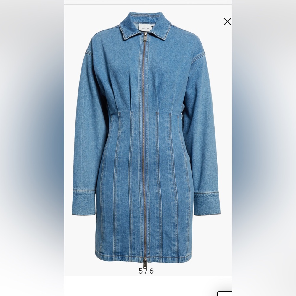 GESTUZ Denim dress.